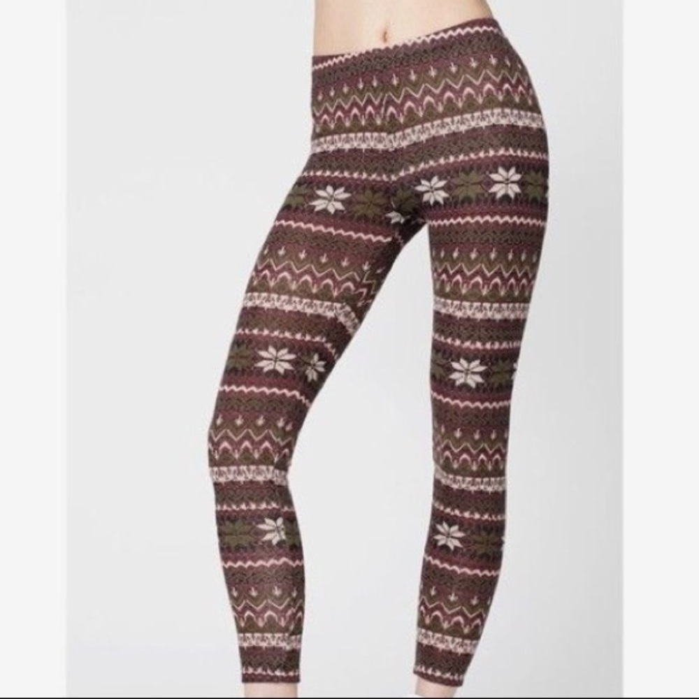 LA Hearts Fair Isle Sweater Leggings